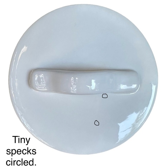 Rae Dunn FLOUR Canister White Black Large Letter Flat Lid Dimples NWT 2018 OG - Picture 10 of 15